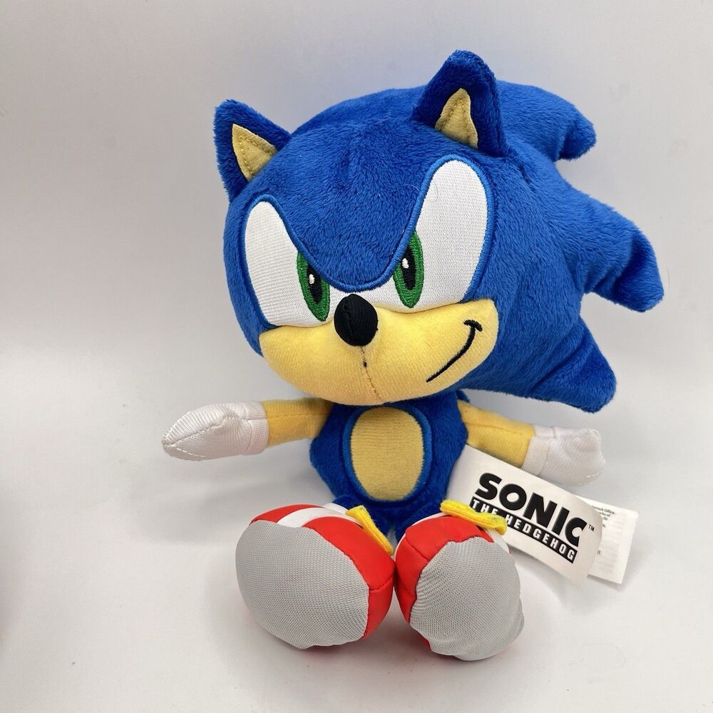 Sonic the Hedgehog 9" Plush Figure Modern Sonic Jakks Pacific Authentic